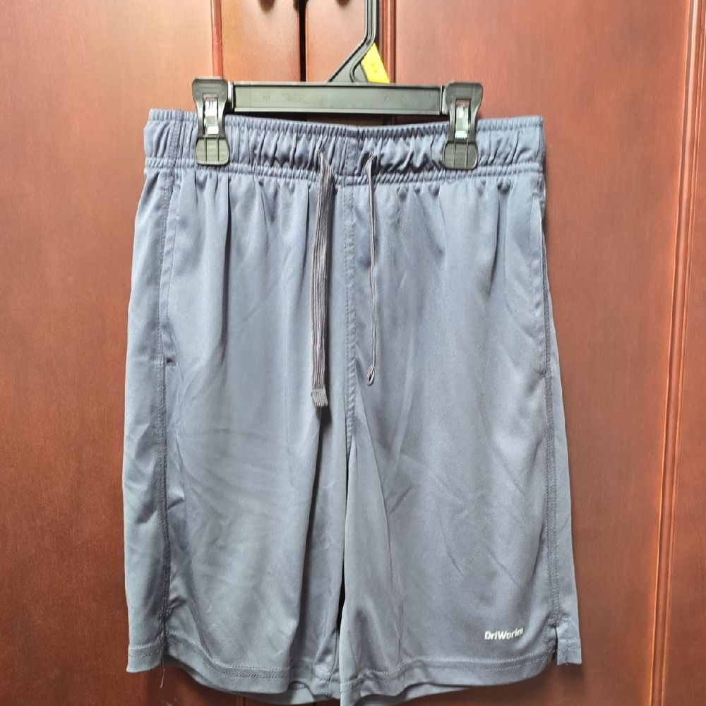 Like New. Boy's Athletic Works Dri Works Gray Athletic Shorts. Size 10/12